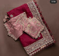 Super Hit Designer Rani Color Saree