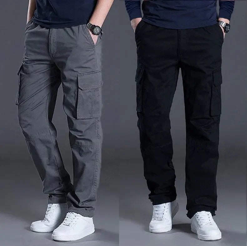 MEN CASUAL SUMMER CARGO PANTS ( PACK OF 2 )