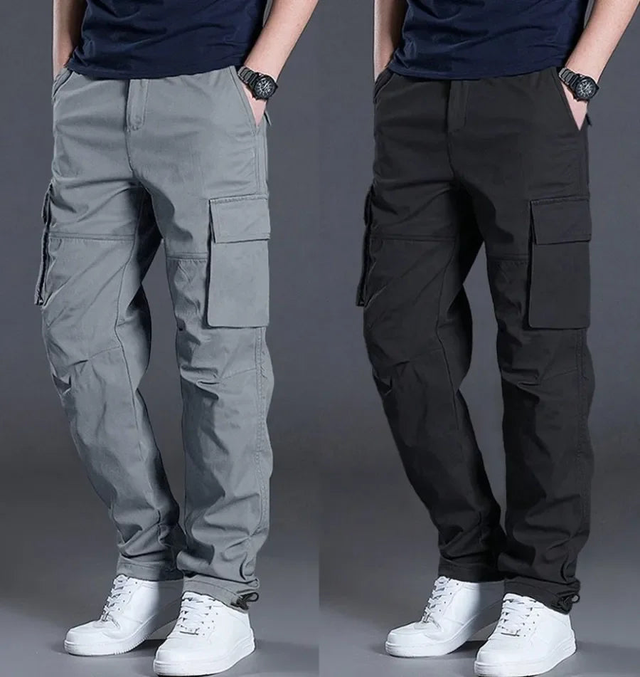 MEN CASUAL SUMMER CARGO PANTS ( PACK OF 2 )