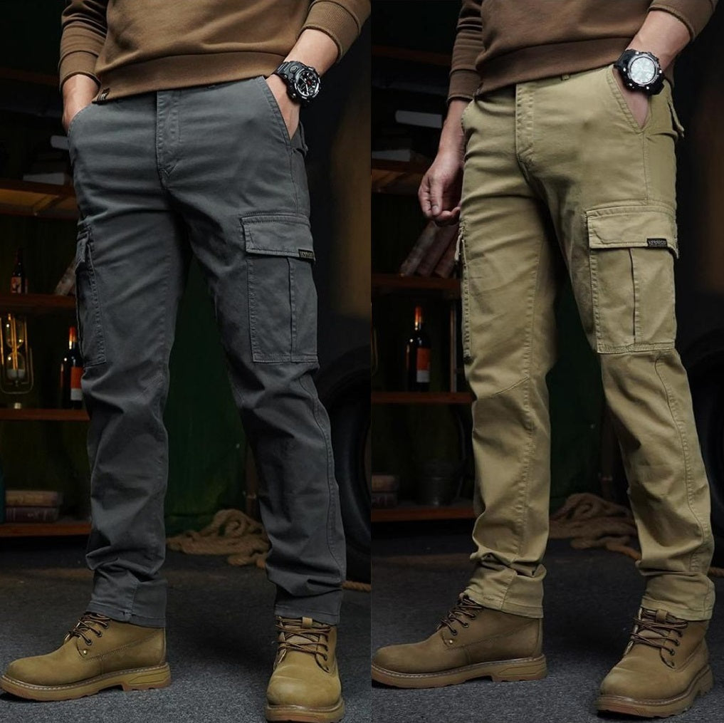 🔥FLASH SALE DAY 70% OFF🔥Men Trendy Cargo Trousers Pants with Box Pockets [Pack of 2]