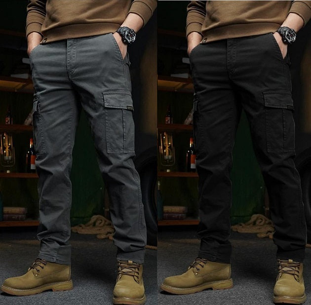 🔥FLASH SALE DAY 70% OFF🔥Men Trendy Cargo Trousers Pants with Box Pockets [Pack of 2]