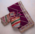 Multicolor Pashmina Silk Saree With Work