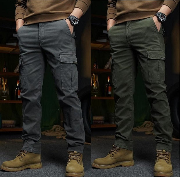 🔥FLASH SALE DAY 70% OFF🔥Men Trendy Cargo Trousers Pants with Box Pockets [Pack of 2]