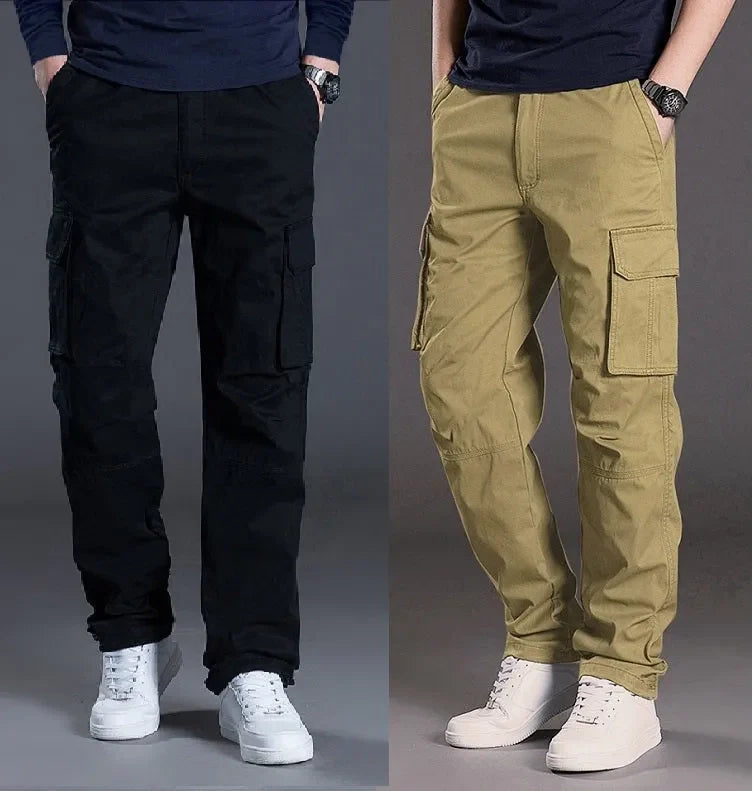 MEN CASUAL SUMMER CARGO PANTS ( PACK OF 2 )
