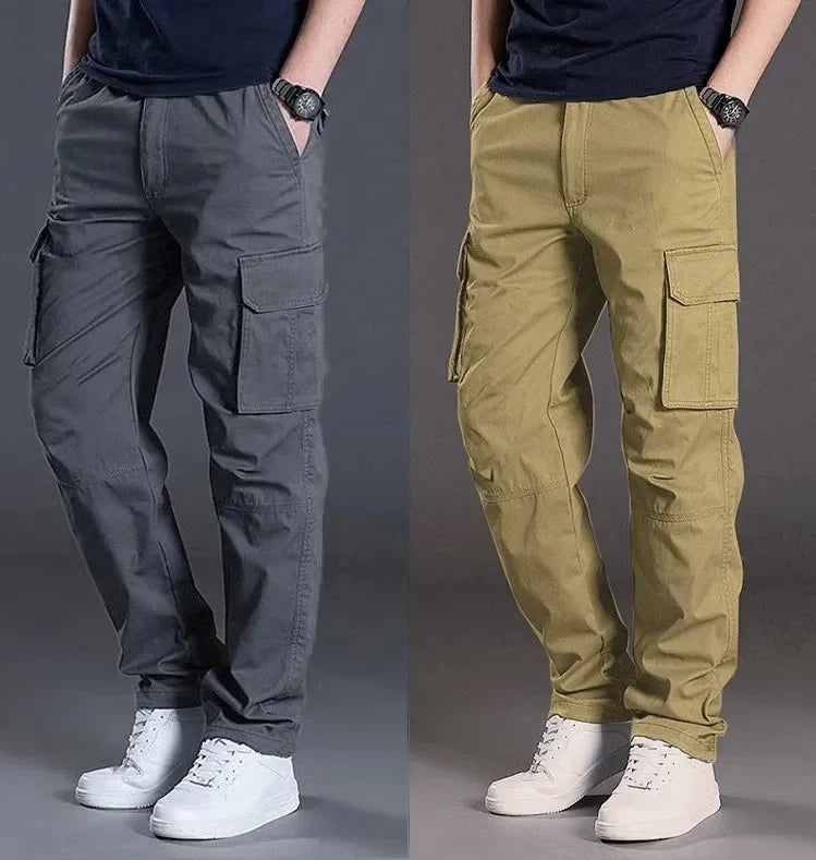 MEN CASUAL SUMMER CARGO PANTS ( PACK OF 2 )