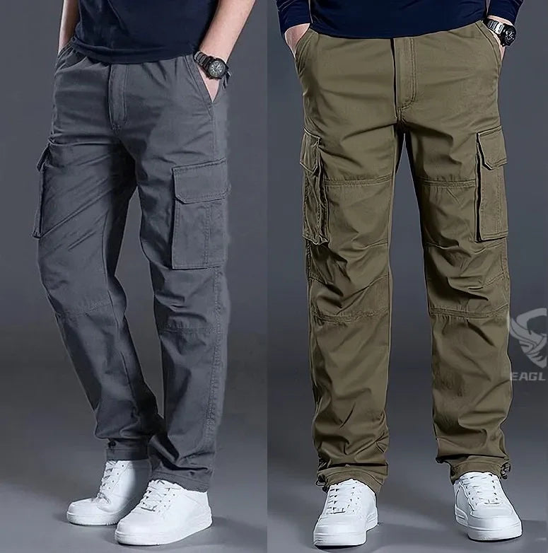 MEN CASUAL SUMMER CARGO PANTS ( PACK OF 2 )
