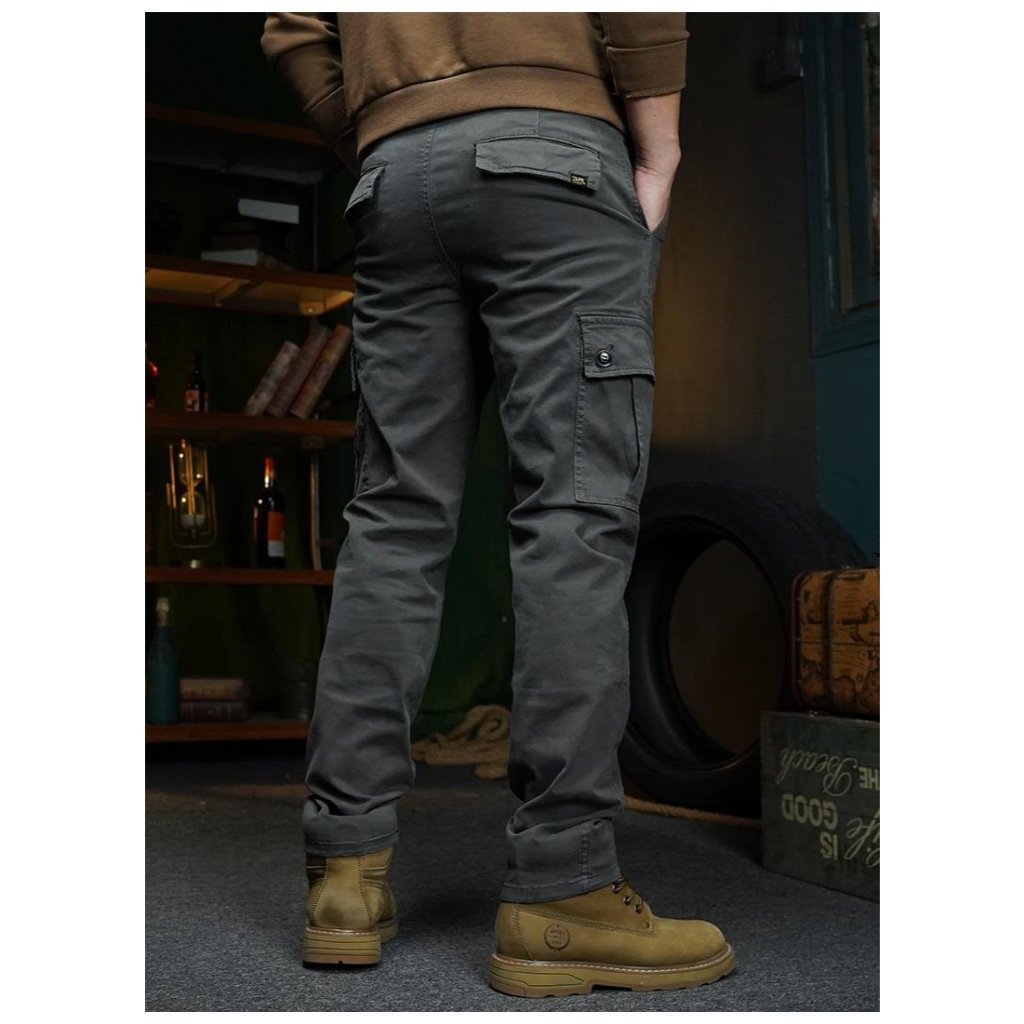 🔥FLASH SALE DAY 70% OFF🔥Men Trendy Cargo Trousers Pants with Box Pockets [Pack of 2]