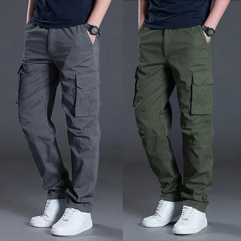 MEN CASUAL SUMMER CARGO PANTS ( PACK OF 2 )