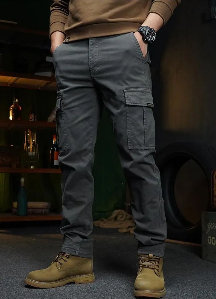 🔥FLASH SALE DAY 70% OFF🔥Men Trendy Cargo Trousers Pants with Box Pockets [Pack of 2]