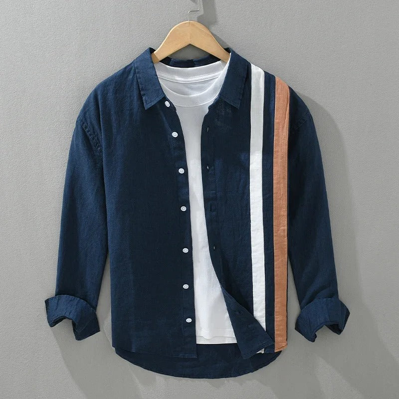 Men's Cotton Multi Striped Shirt (Pack of 2)
