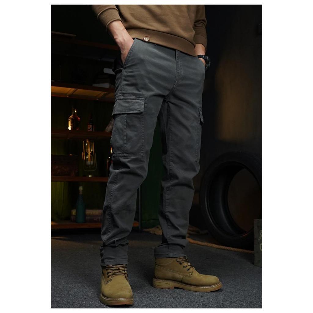 🔥FLASH SALE DAY 70% OFF🔥Men Trendy Cargo Trousers Pants with Box Pockets [Pack of 2]