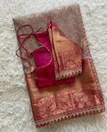 Samyara Super Shine Work Zari Saree