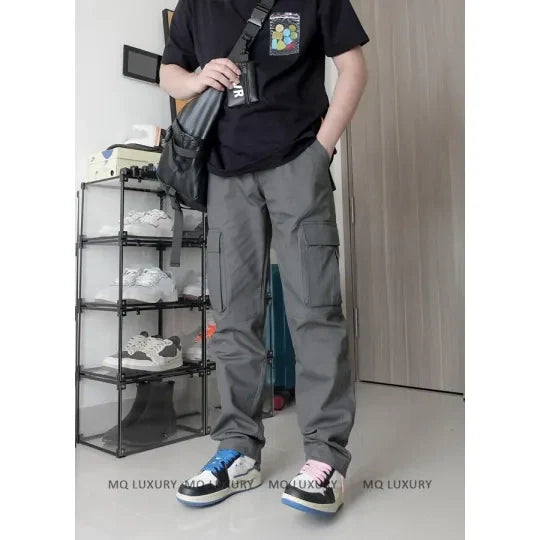 MEN CASUAL SUMMER CARGO PANTS ( PACK OF 2 )
