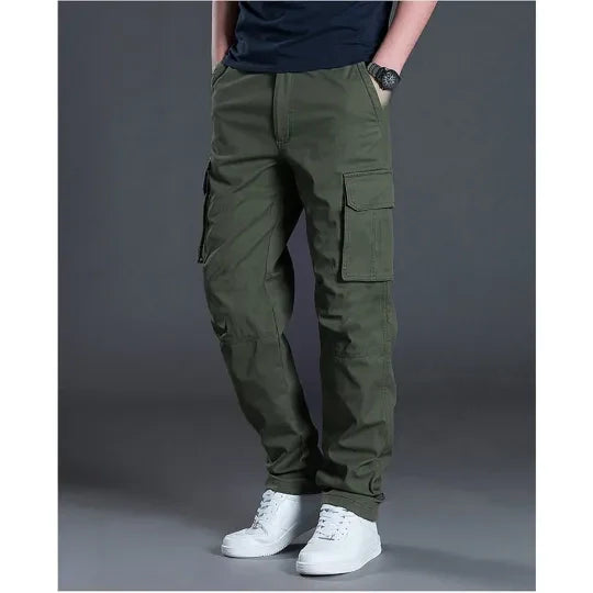 MEN CASUAL SUMMER CARGO PANTS ( PACK OF 2 )