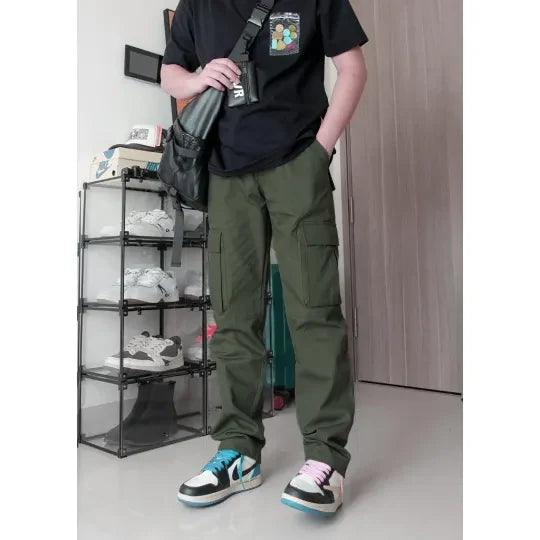 MEN CASUAL SUMMER CARGO PANTS ( PACK OF 2 )