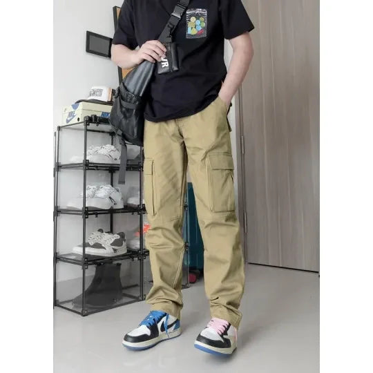 MEN CASUAL SUMMER CARGO PANTS ( PACK OF 2 )