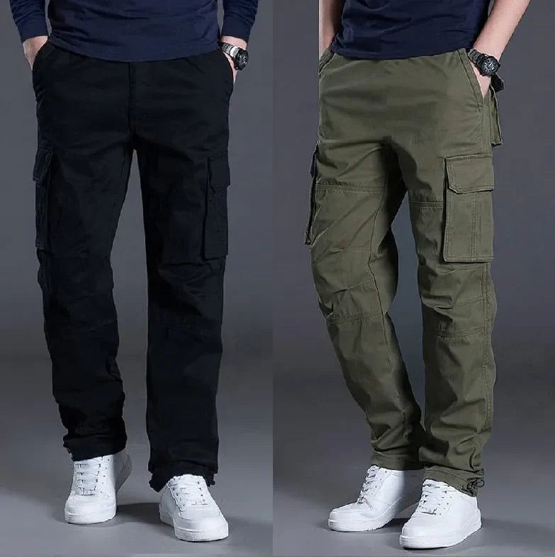 MEN CASUAL SUMMER CARGO PANTS ( PACK OF 2 )