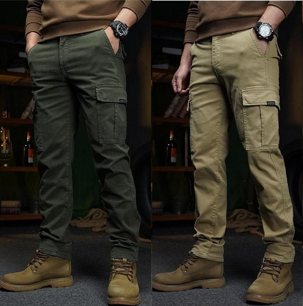 🔥FLASH SALE DAY 70% OFF🔥Men Trendy Cargo Trousers Pants with Box Pockets [Pack of 2]