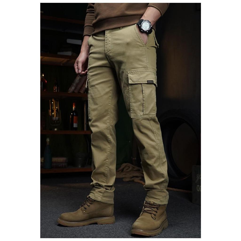 🔥FLASH SALE DAY 70% OFF🔥Men Trendy Cargo Trousers Pants with Box Pockets [Pack of 2]